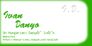 ivan danyo business card